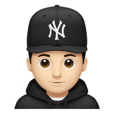 Cappellino New Era New York nero sticker