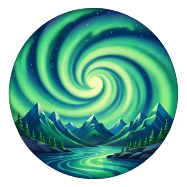 only northern light sticker