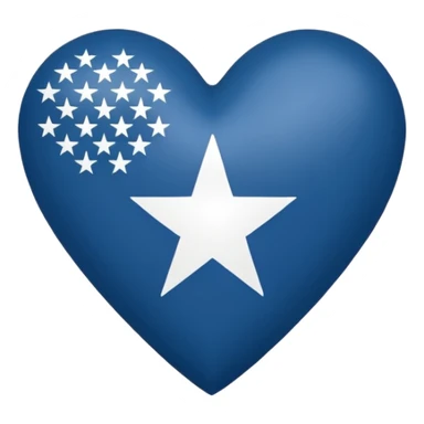 Bandiera micronesia forma cuore sticker