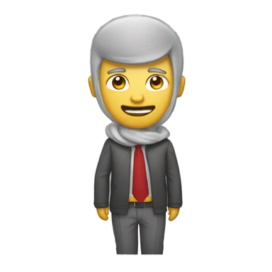 большая светло-серая собака с полоской на спине и красным ошейником-шлейкой  sticker