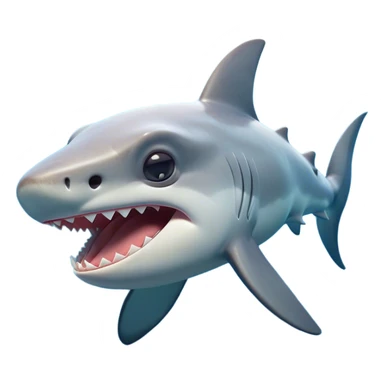 Cinematic Cute Yawning Hammerhead Shark Portrait Emoji, Head tilted slightly with a dramatic, wide-open yawn, showcasing its unique hammer-shaped head with relaxed, drooping fins and sleepy, half-closed eyes, Simplified yet irresistibly adorable features, highly detailed, glowing with a soft, cozy oceanic glow, high shine, relaxed yet expressive, stylized with a hint of whimsical aquatic ease, soft glowing outline, capturing the essence of a drowsy yet affectionate hammerhead that appears ready to stretch and yawn its way out of the screen! sticker