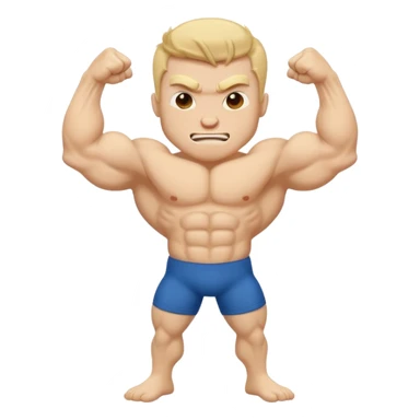 The word GOON with each letter featuring playful, flexing muscle bulges as if the letters themselves are flexing, clean, bold, fun style sticker