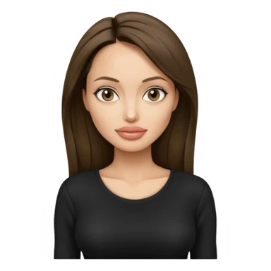 Angelina Jolie up to the waist sticker