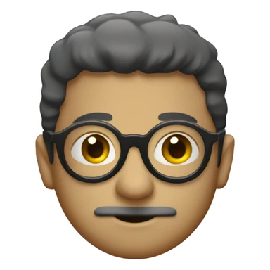 Poisson avec lunettes sticker