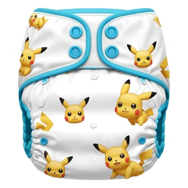 Pokemon themed pampers sticker