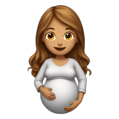 Femme enceinte sticker