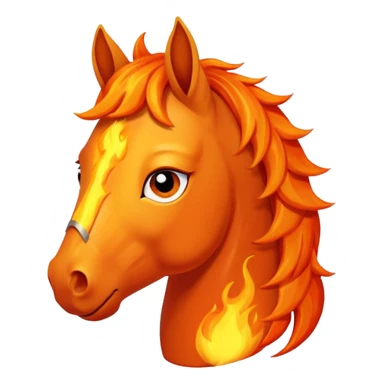 Happy fire horse emoji sad fire horse emoji worried fire horse emoji sticker