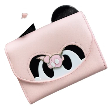 Loungefly light pink Minnie Mouse Ears Wallet sticker