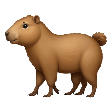 Capybara (Full) walking in 4 legs  sticker