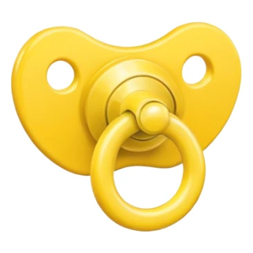 Chupeta amarela sticker