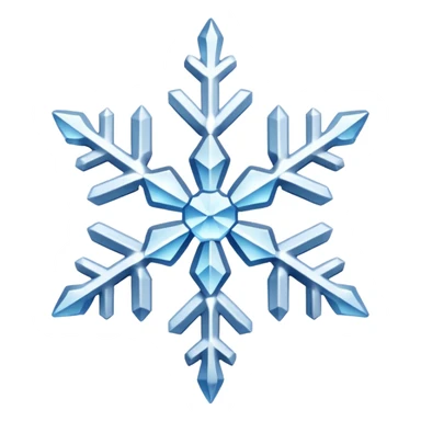Snowflakes in winter morning sticker