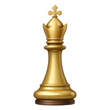 glitter chess piece bishop sticker