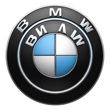 Bmw logo sticker
