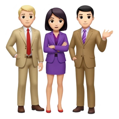 The Parr family from Incredibles in civilian clothes - Bob in business suit, Helen in casual clothes, Violet teen with black hair, Dash blonde boy, baby Jack-Jack sticker