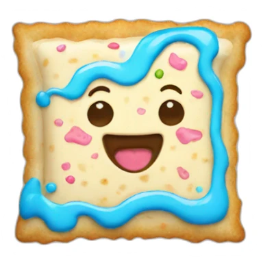 happy poptart sticker