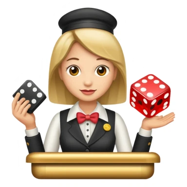 casino cashier sticker