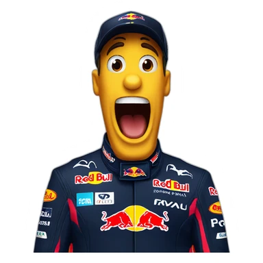 formula 1 red bull singing sticker
