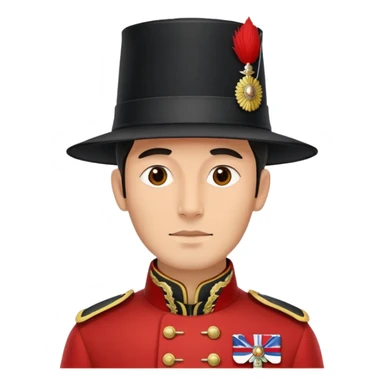 British soldier 19 century opium war sticker