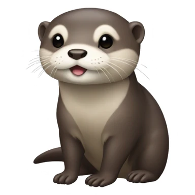 Japanese small clawed otter sticker