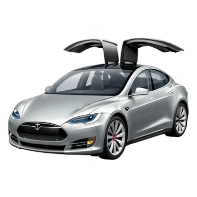 Voiture tesla sticker