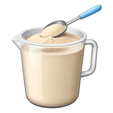 pot of protein powder sticker