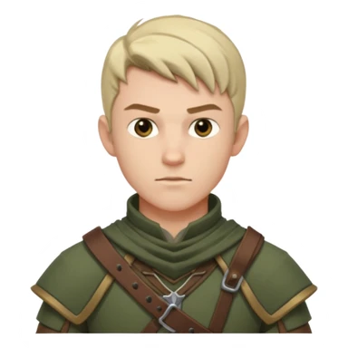 male dnd ranger sticker