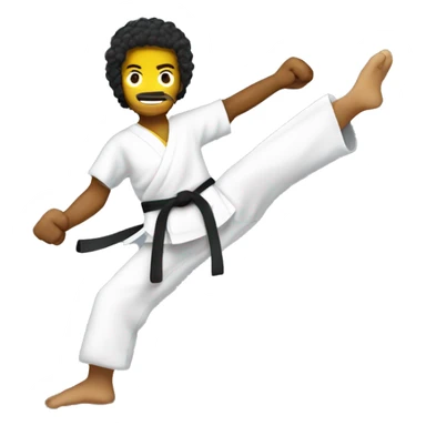 Brazilian martial art capoeira sticker