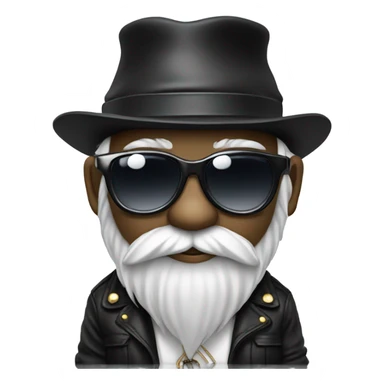 Vibey Dj gnome wih sunglasses ad turntables wearing black sticker