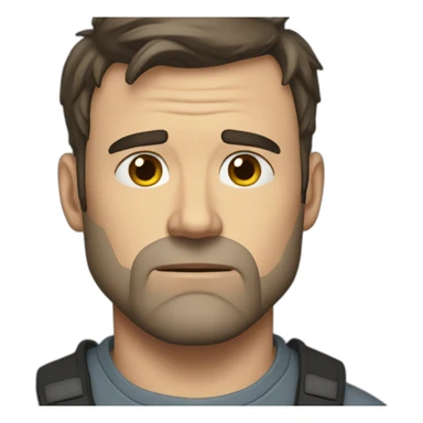 Sad Ben Affleck sticker