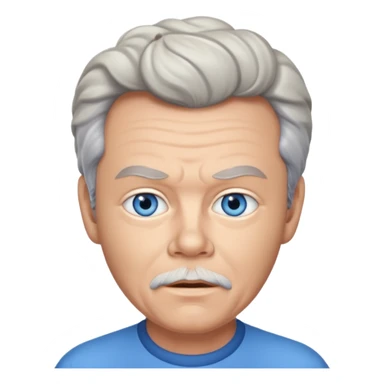 Russ Tamblyn with blue eyes sticker