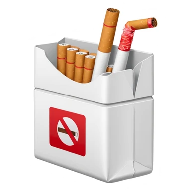 WITH A WHOLE PACK OF CIGARETTES
 sticker