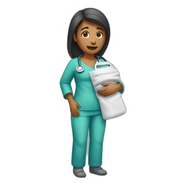 arriving at the emergency room with pain and having surgery to remove the uterus. sticker