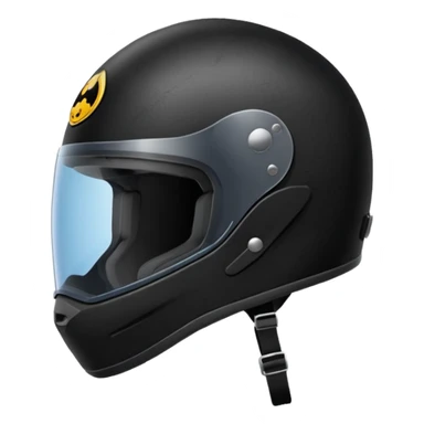 chinstrap motorcycle helmet sticker