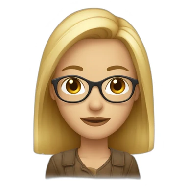 blonde et brun à lunette qui se font un câlin sticker
