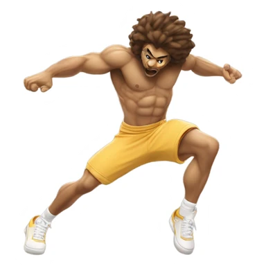 Aslan Nyrov doing breakdance freeze sticker