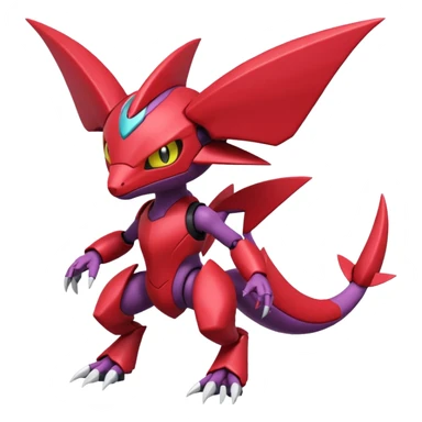 Heliolisk-Weavile-Cyclizar-Genesect-Pokémon, full body sticker