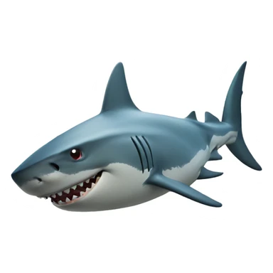 A shark kissing shrek  sticker