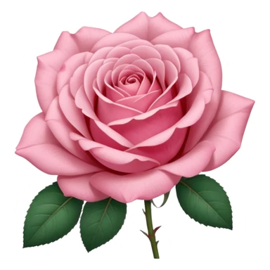 Polaroid photo of a pink rose  sticker