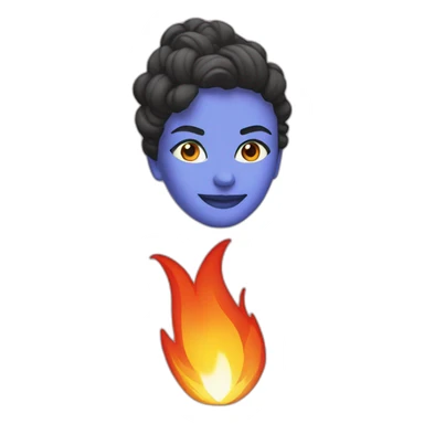 feminist symbol on fire sticker