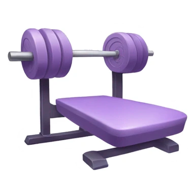 light purple gym things sticker