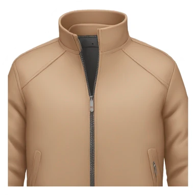 jacket with zip sticker