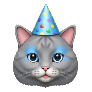 chartreux qui fait la fête sticker