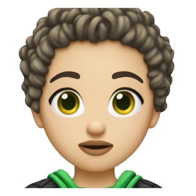 Charlie xcx brat green heart  sticker