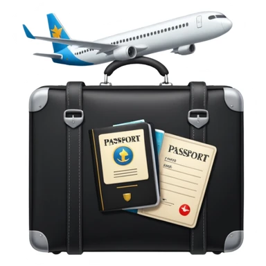 glob ,pass port, , travel bag , plane sticker