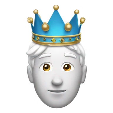 Me wearing a crown  sticker