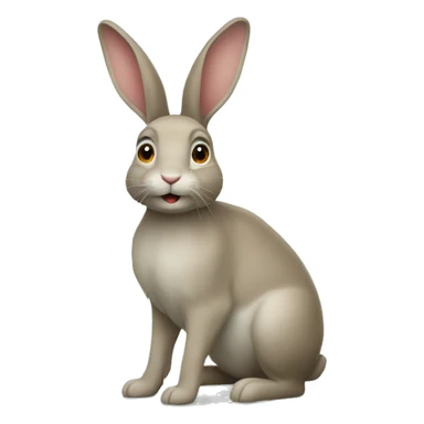 Lapin énervé  sticker