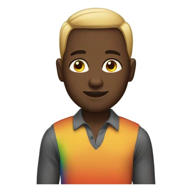 Gay black man sticker