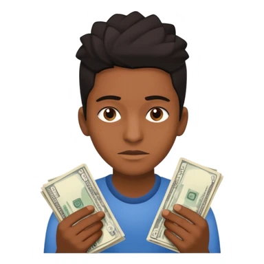 archetype for a young adult: The Precarious-Independent (20-25yr) Dealing with unstable incomes, bills, rent and expenses they have to have full control over finances but often don’t have the flexibility to think about long-term goals. South american or black individual. Remove the money
 sticker