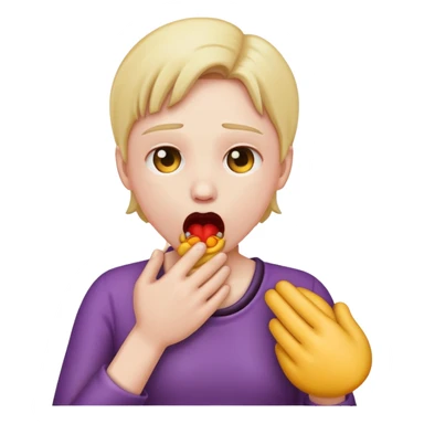 choking self emoji sticker