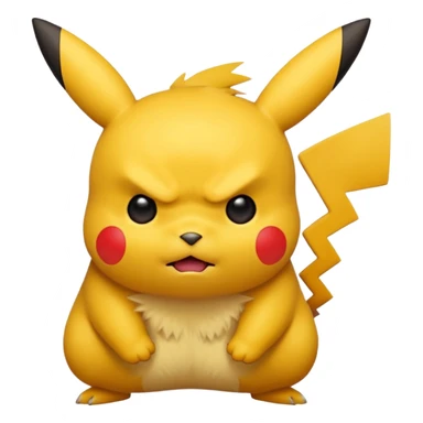 pikachu angry sticker